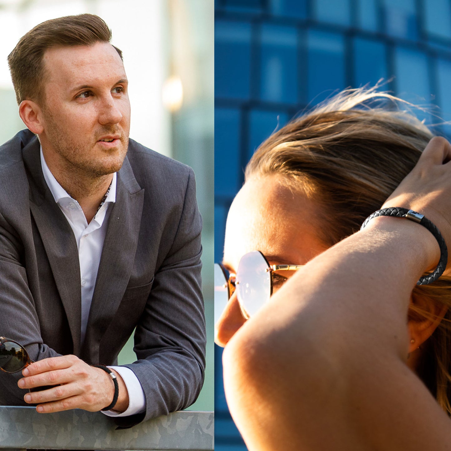 Powerband Elegance Verda & drinking bottle with name engraving