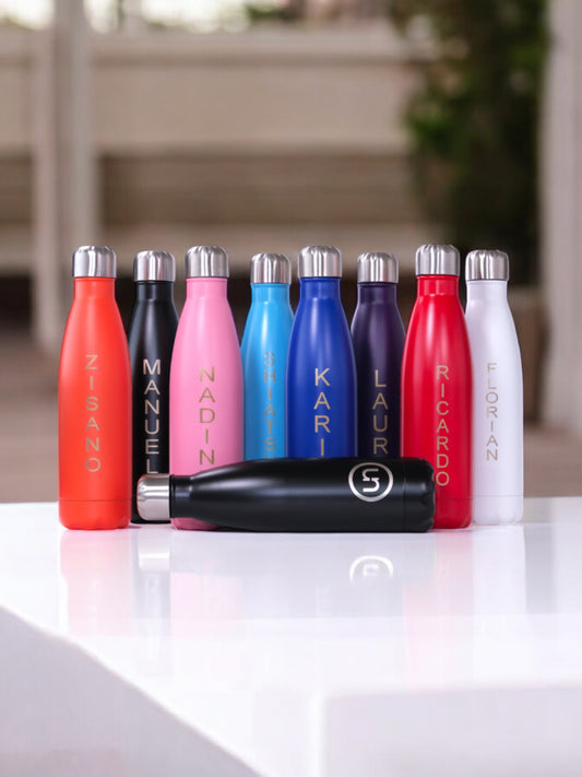 Trinkflasche mit personalisierter Gravur