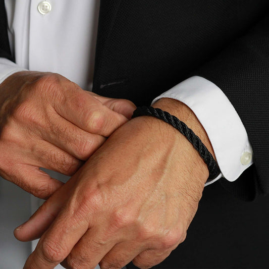 Segeltauarmband mit integrierter Frequenztechnologie