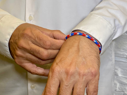 Segeltauarmband mit Magnetverschluss