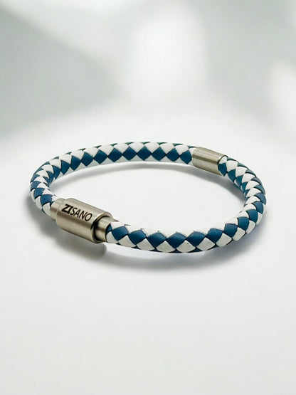 Lederarmband mit integrierter Frequenztechnologie