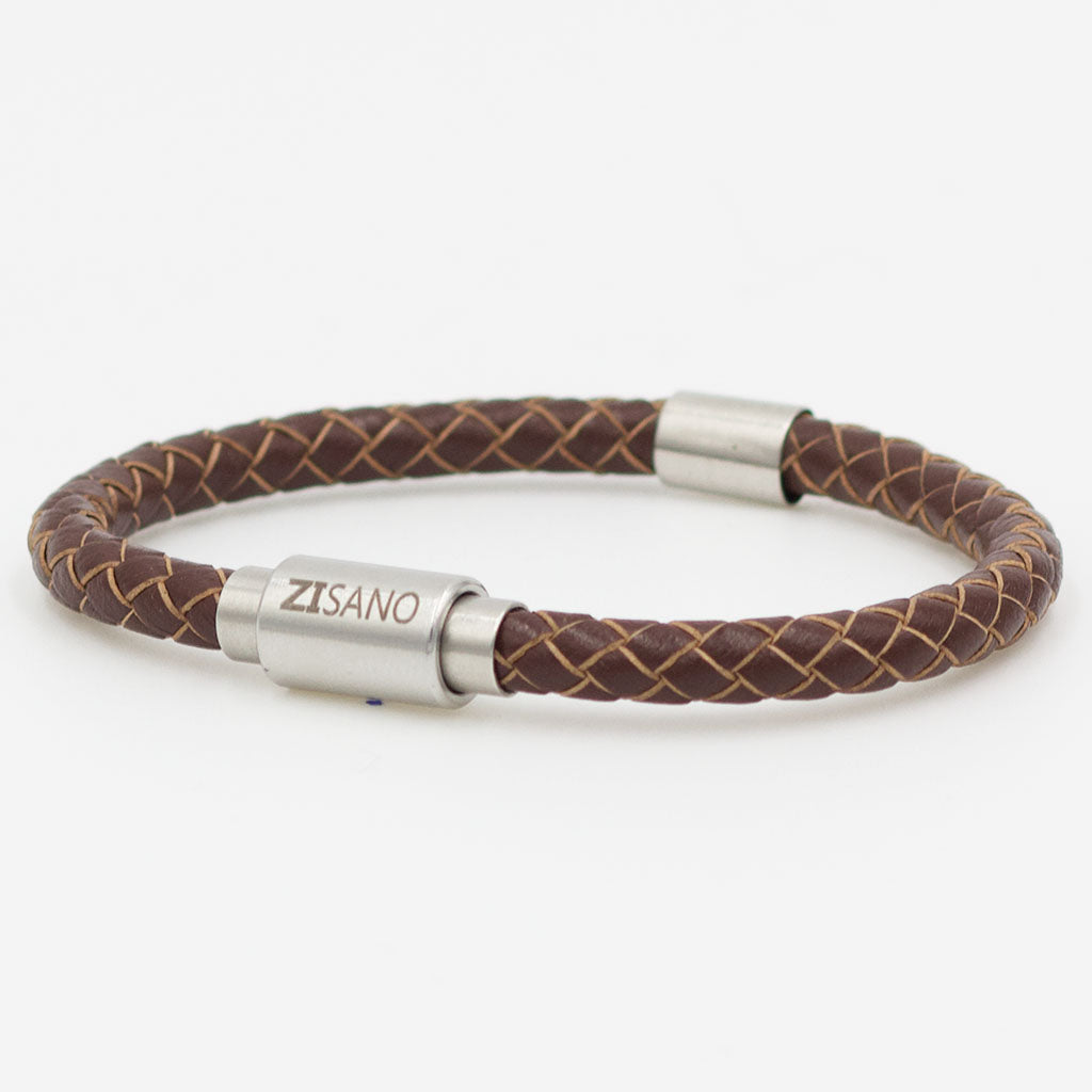Lederarmband mit integrierter Frequenztechnologie
