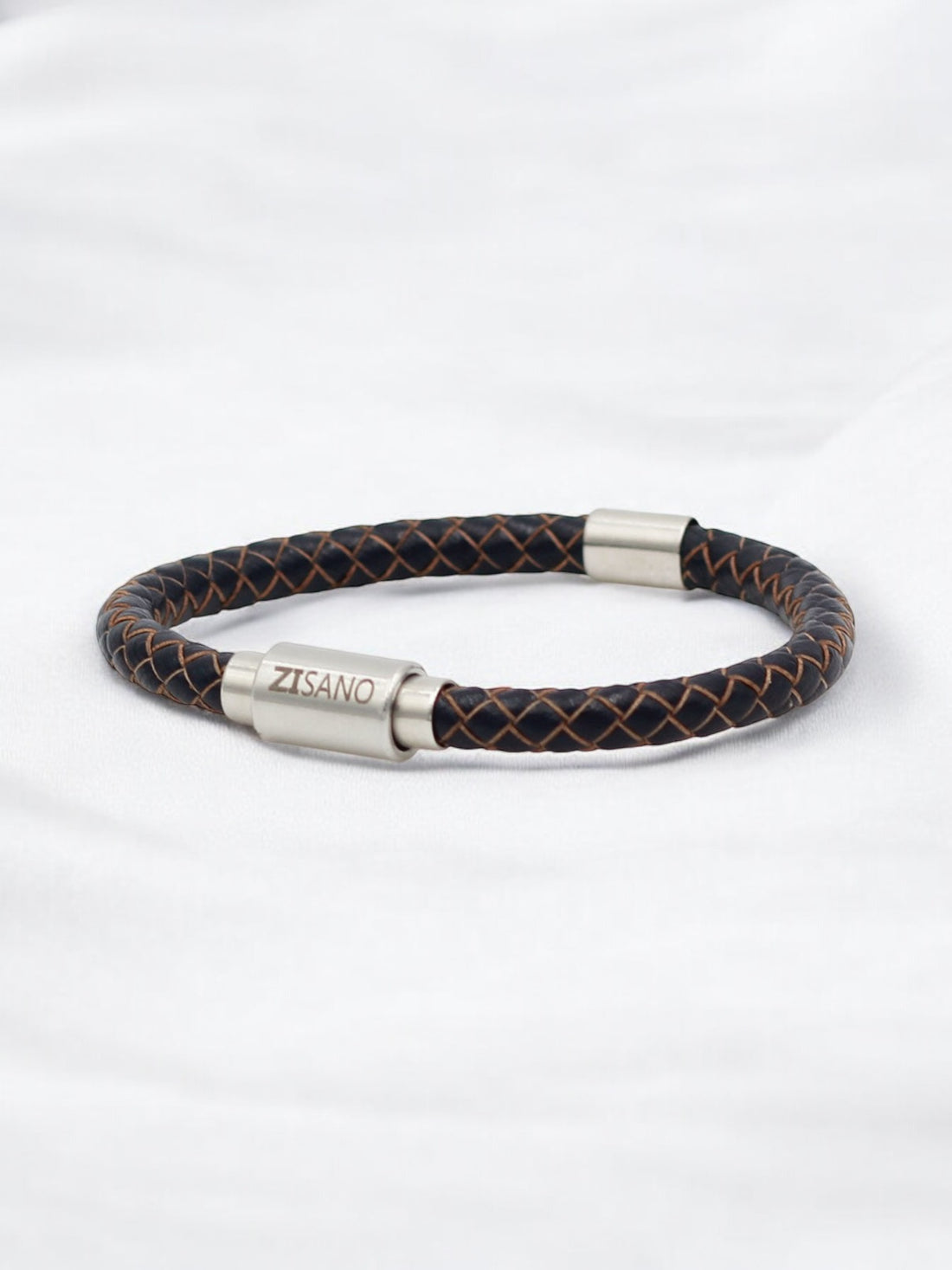 Lederarmband mit integrierter Frequenztechnologie