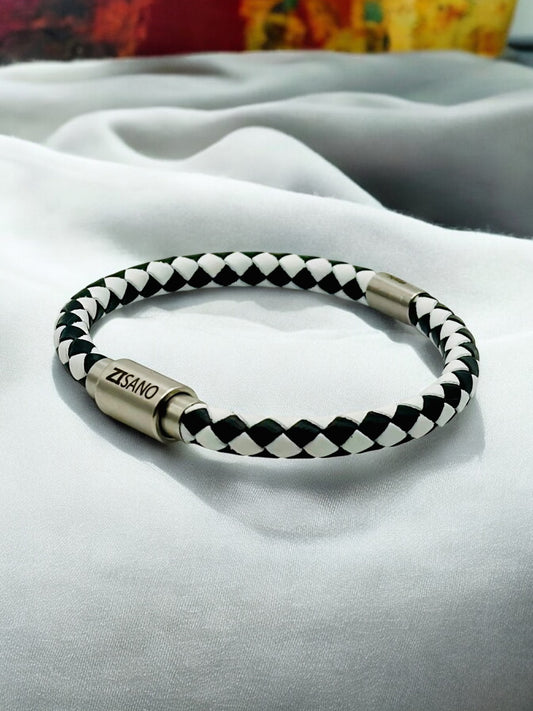 Lederarmband mit integrierter Frequenztechnologie