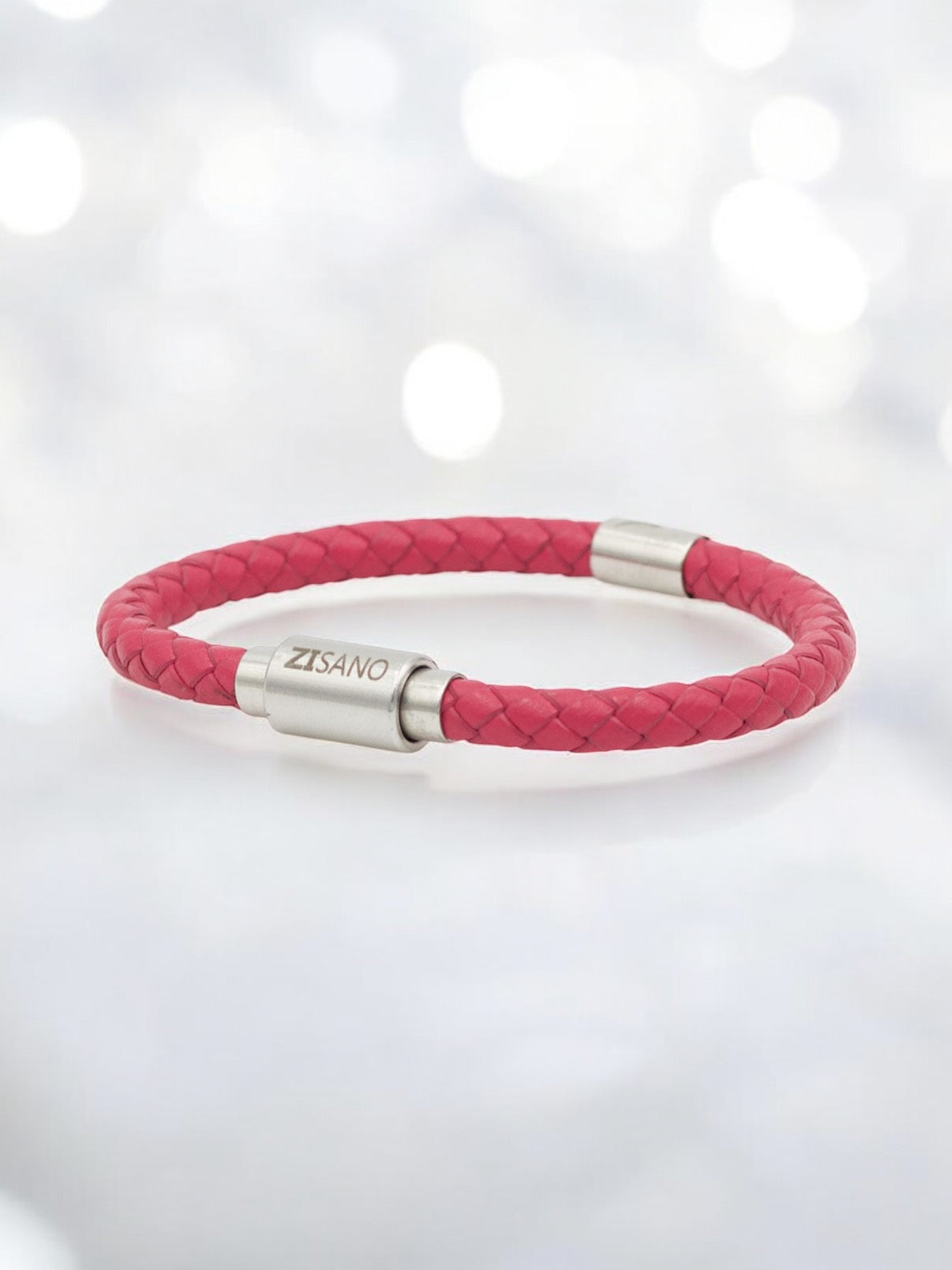 Lederarmband mit integrierter Frequenztechnologie