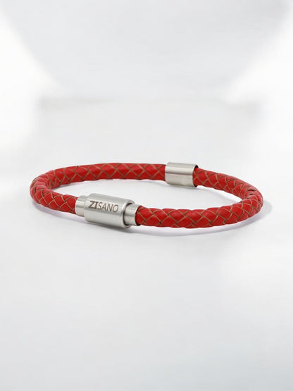 Lederarmband mit integrierter Frequenztechnologie