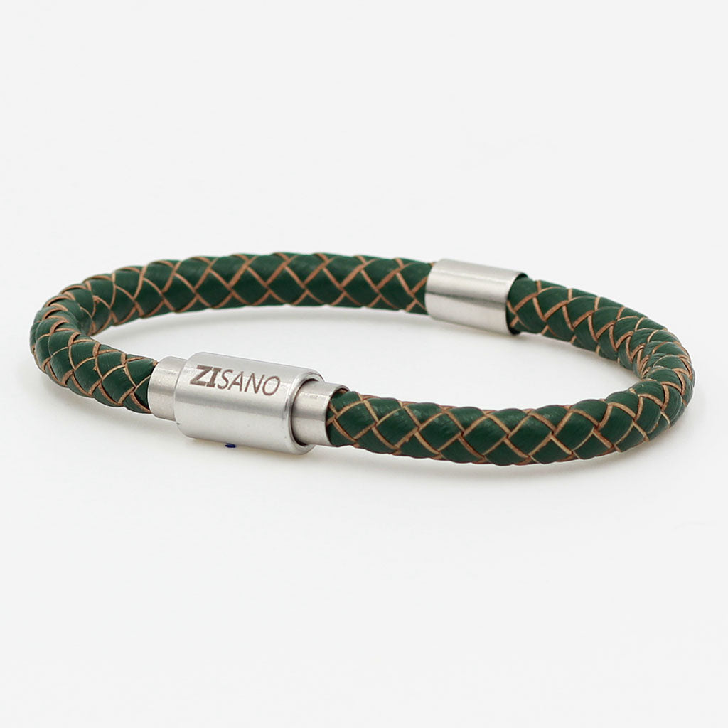 Lederarmband mit integrierter Frequenztechnologie