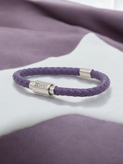 Lederarmband mit integrierter Frequenztechnologie
