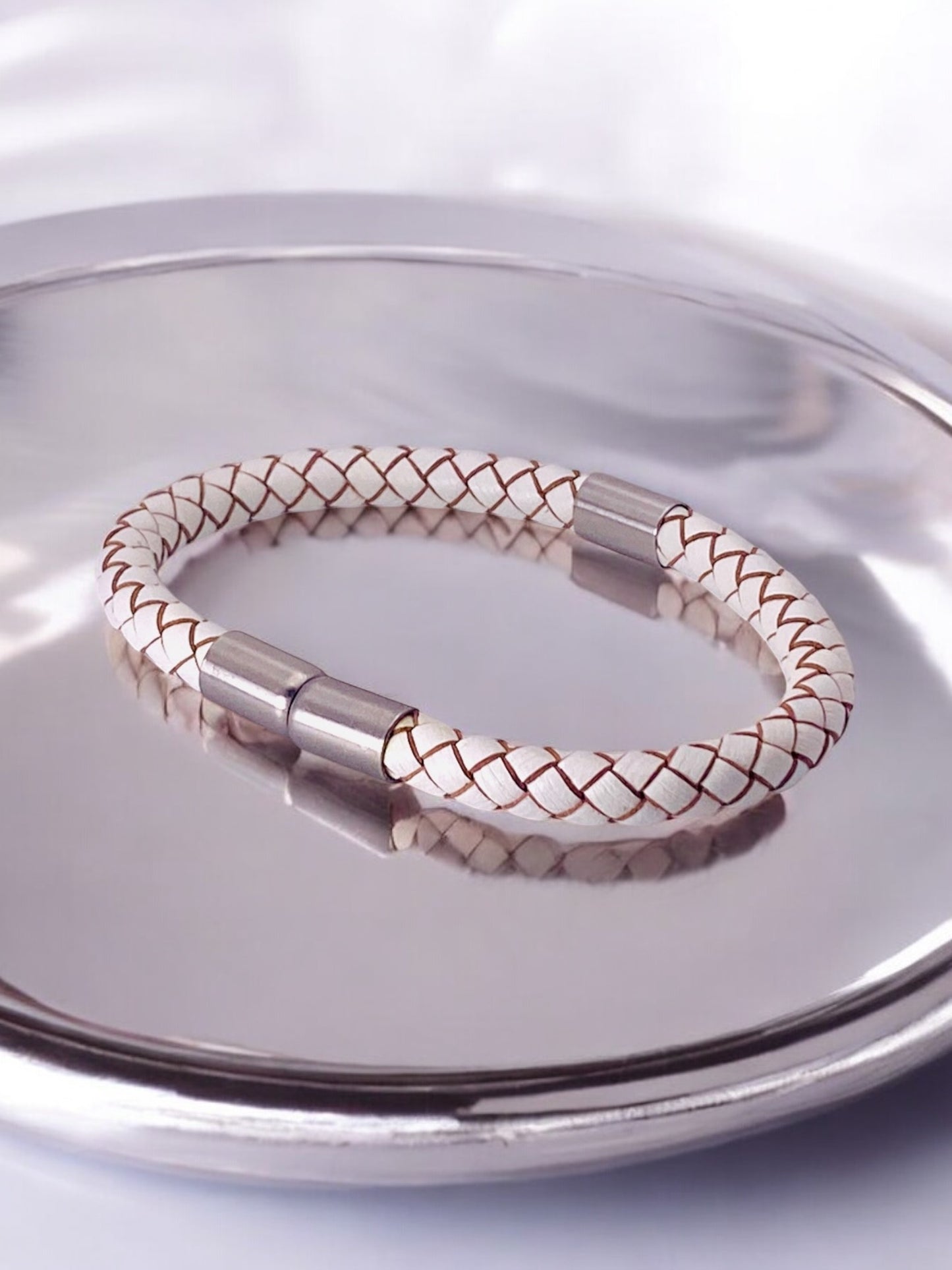 Lederarmband mit Magnetverschluss