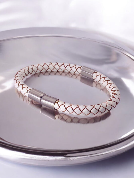 Lederarmband mit Magnetverschluss