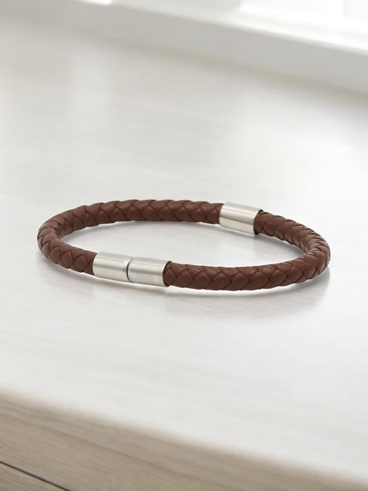 Lederarmband mit Magnetverschluss