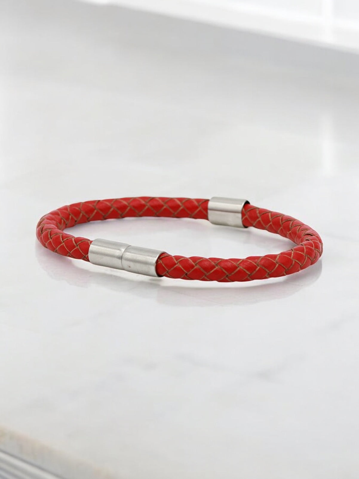 Lederarmband mit Magnetverschluss
