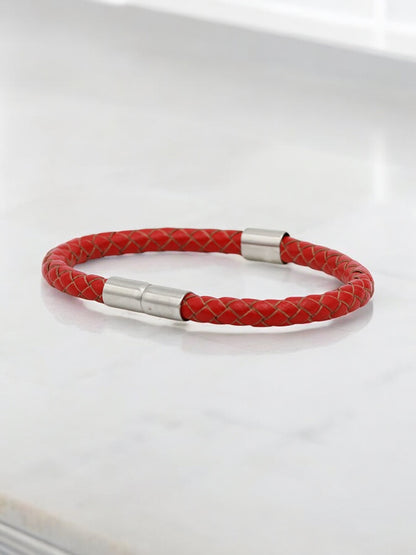 Lederarmband mit Magnetverschluss