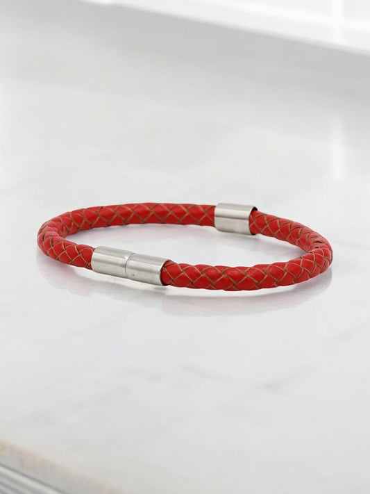 Lederarmband mit Magnetverschluss