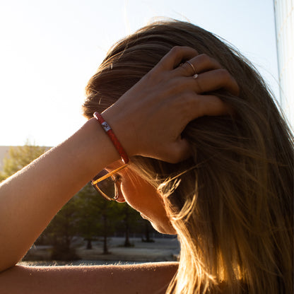 Lederarmband mit Magnetverschluss