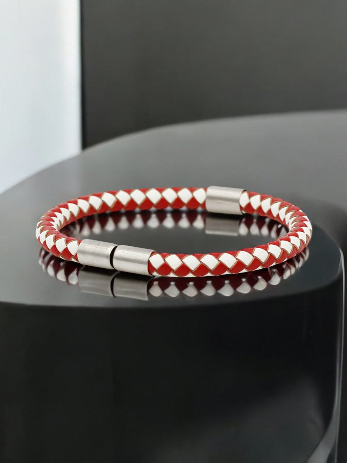 Lederarmband mit Magnetverschluss