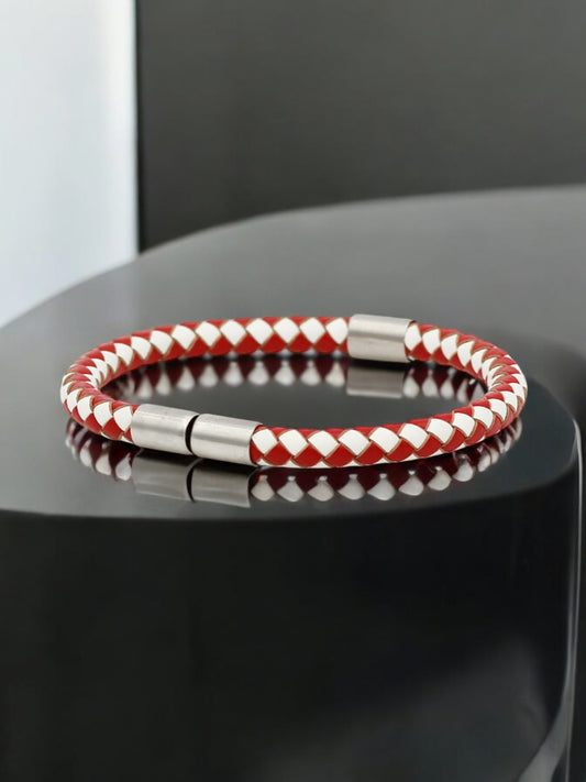 Lederarmband mit Magnetverschluss