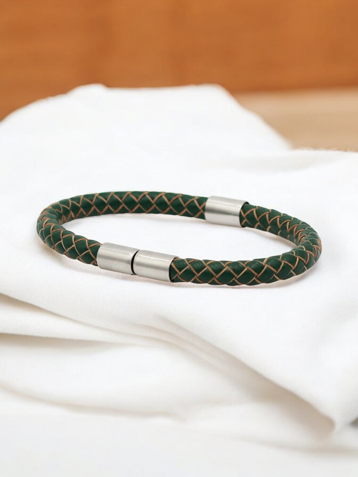 Lederarmband mit Magnetverschluss