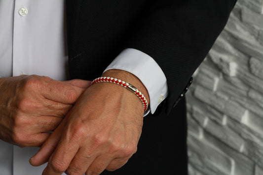 Segeltauarmband mit integrierter Frequenztechnologie