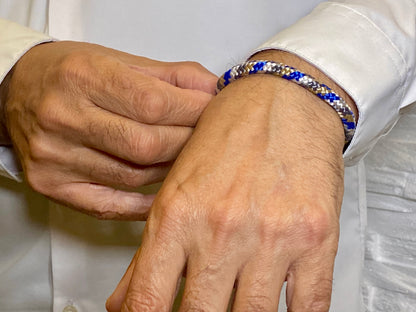 Segeltauarmband mit integrierter Frequenztechnologie