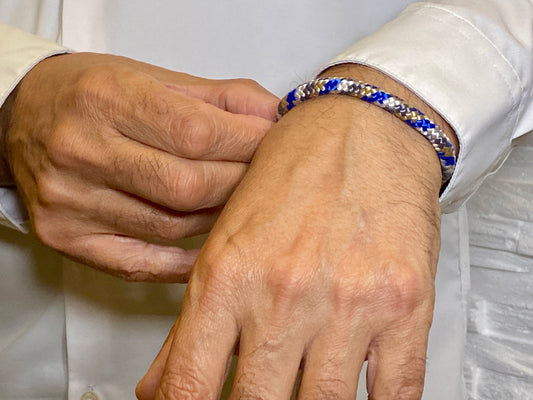 Segeltauarmband mit integrierter Frequenztechnologie