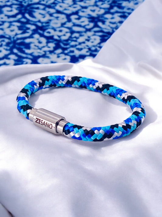 Segeltauarmband mit integrierter Frequenztechnologie