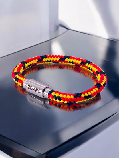 Segeltauarmband mit integrierter Frequenztechnologie