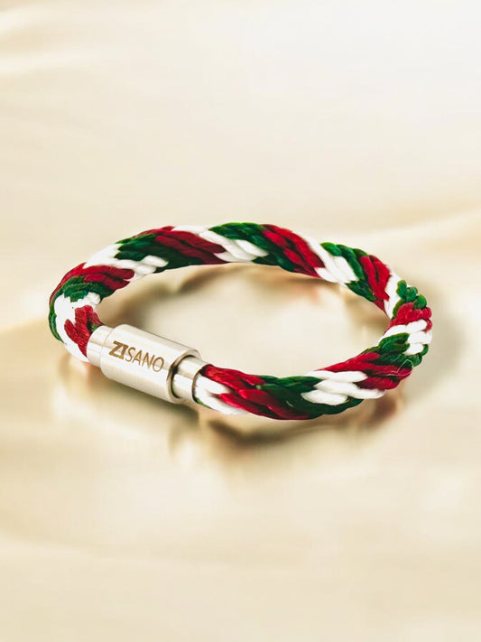 Segeltauarmband mit integrierter Frequenztechnologie