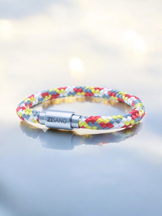 Segeltauarmband mit integrierter Frequenztechnologie