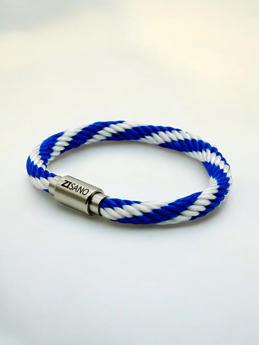 Segeltauarmband mit integrierter Frequenztechnologie
