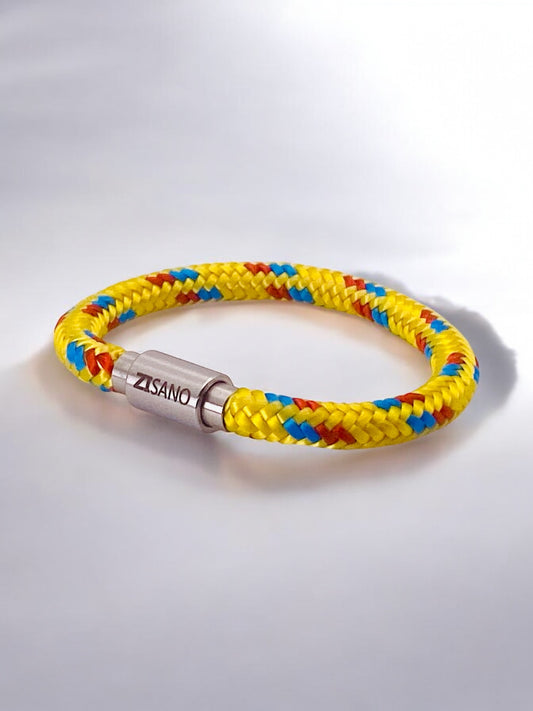 Segeltauarmband mit integrierter Frequenztechnologie