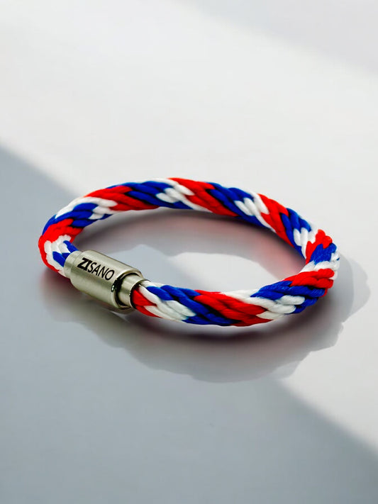 Segeltauarmband mit integrierter Frequenztechnologie