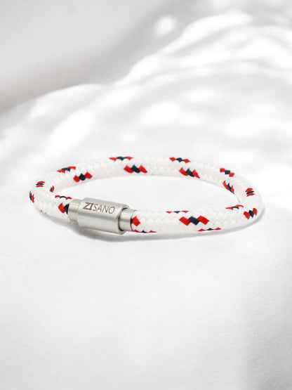 Segeltauarmband mit integrierter Frequenztechnologie