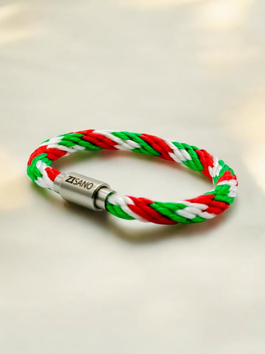 Segeltauarmband mit integrierter Frequenztechnologie