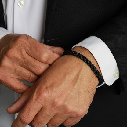 Segeltauarmband mit integrierter Frequenztechnologie