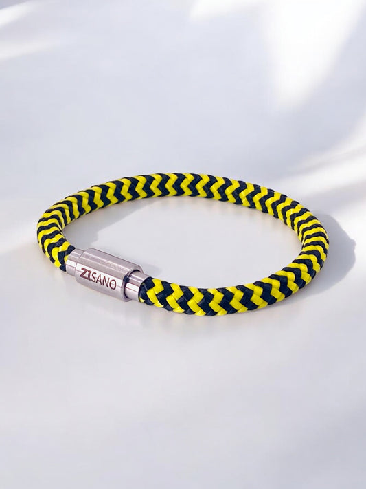 Segeltauarmband mit integrierter Frequenztechnologie