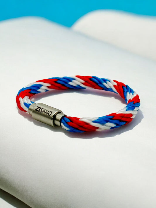 Segeltauarmband mit integrierter Frequenztechnologie