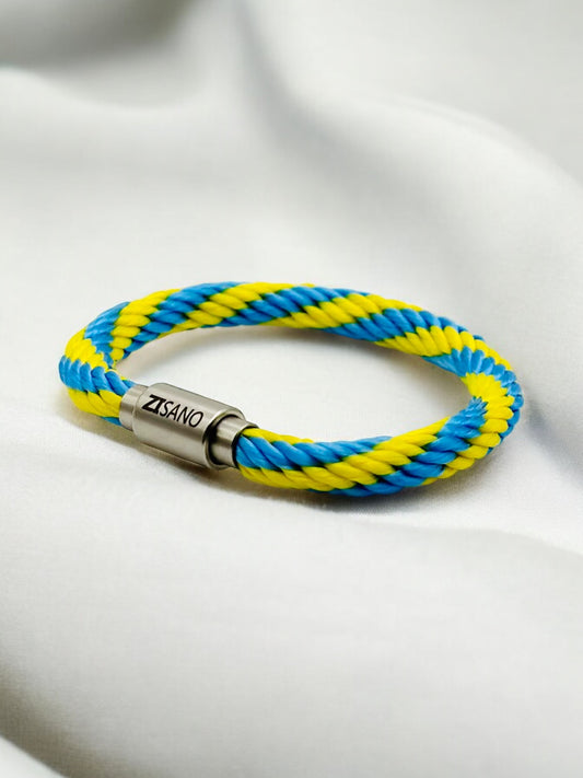 Segeltauarmband mit integrierter Frequenztechnologie