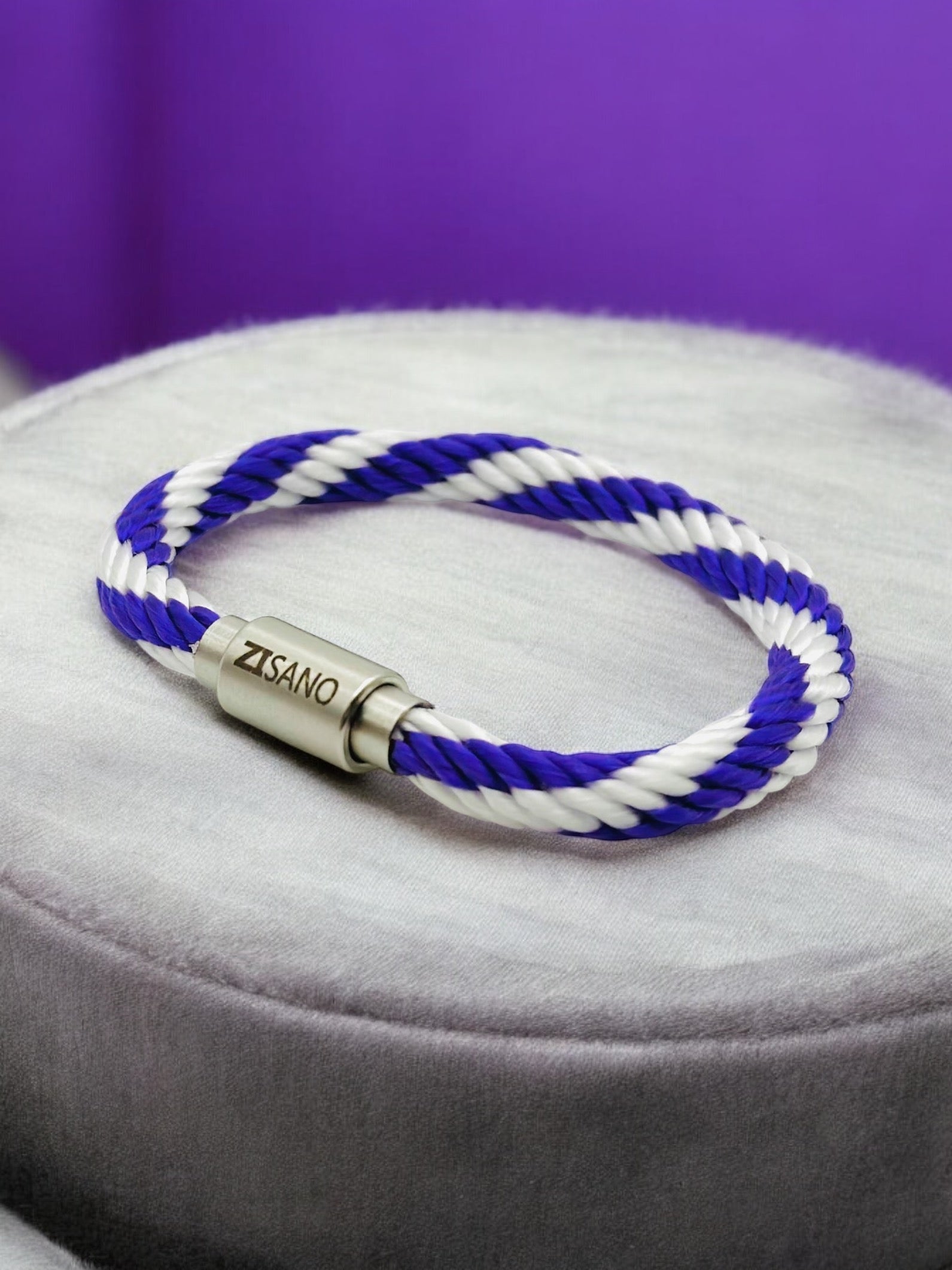 Segeltauarmband mit integrierter Frequenztechnologie