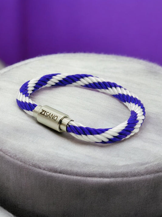Segeltauarmband mit integrierter Frequenztechnologie