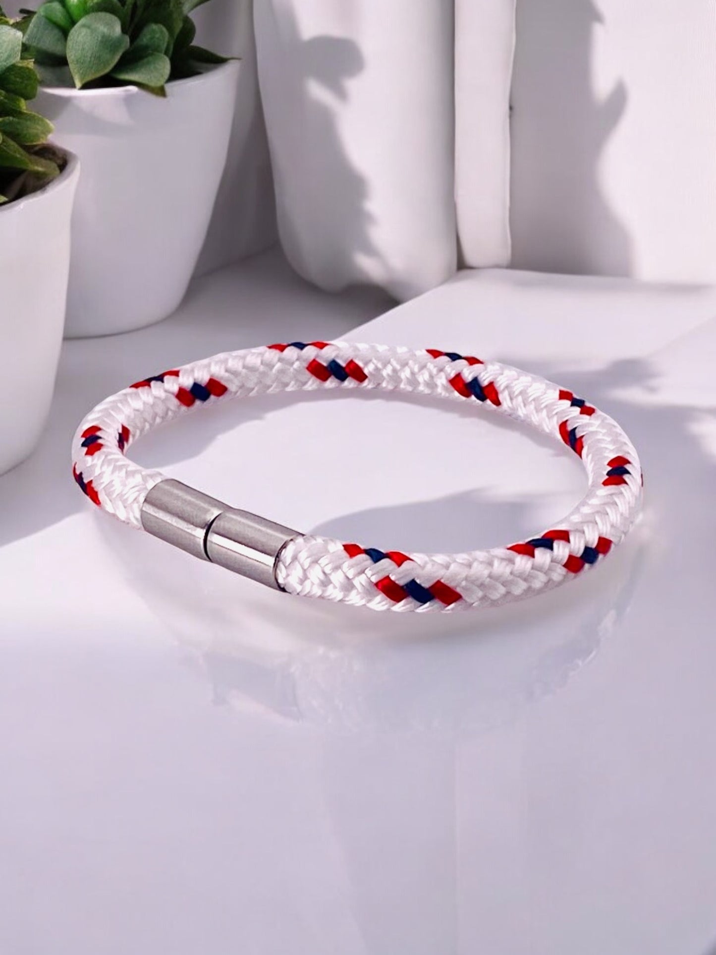 Segeltauarmband mit Magnetverschluss
