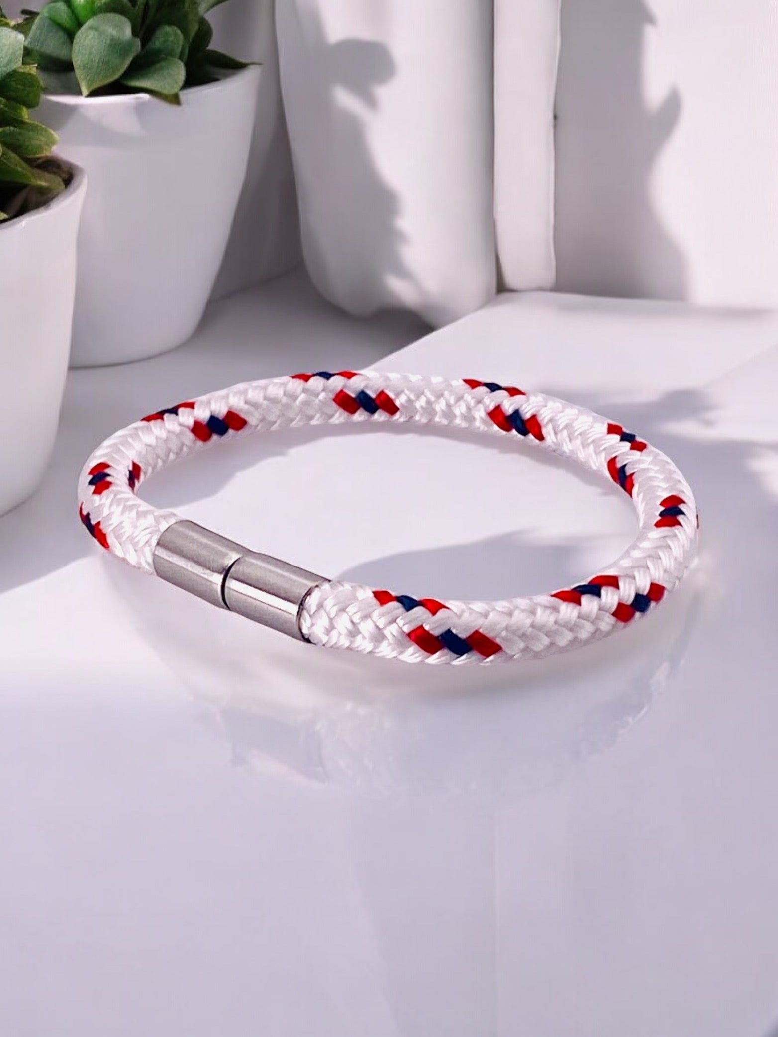 Segeltauarmband mit Magnetverschluss