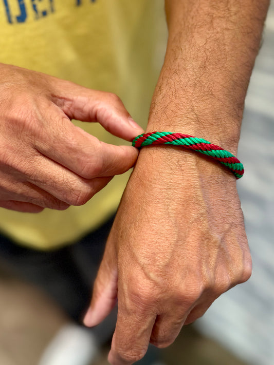 Segeltauarmband mit Magnetverschluss