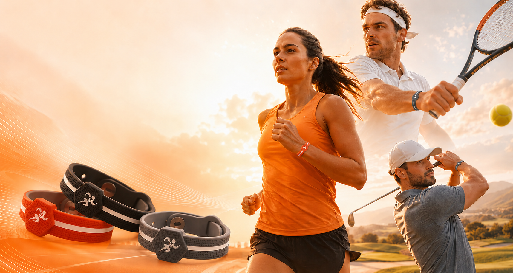 ZISANO Powerband beim Sport